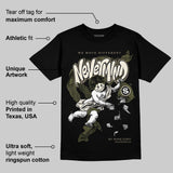 Medium Olive 3s DopeSkill T-Shirt Nevermind Graphic