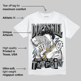 Wolf Grey 5s DopeSkill T-Shirt Sorry I've Been Trappin Graphic