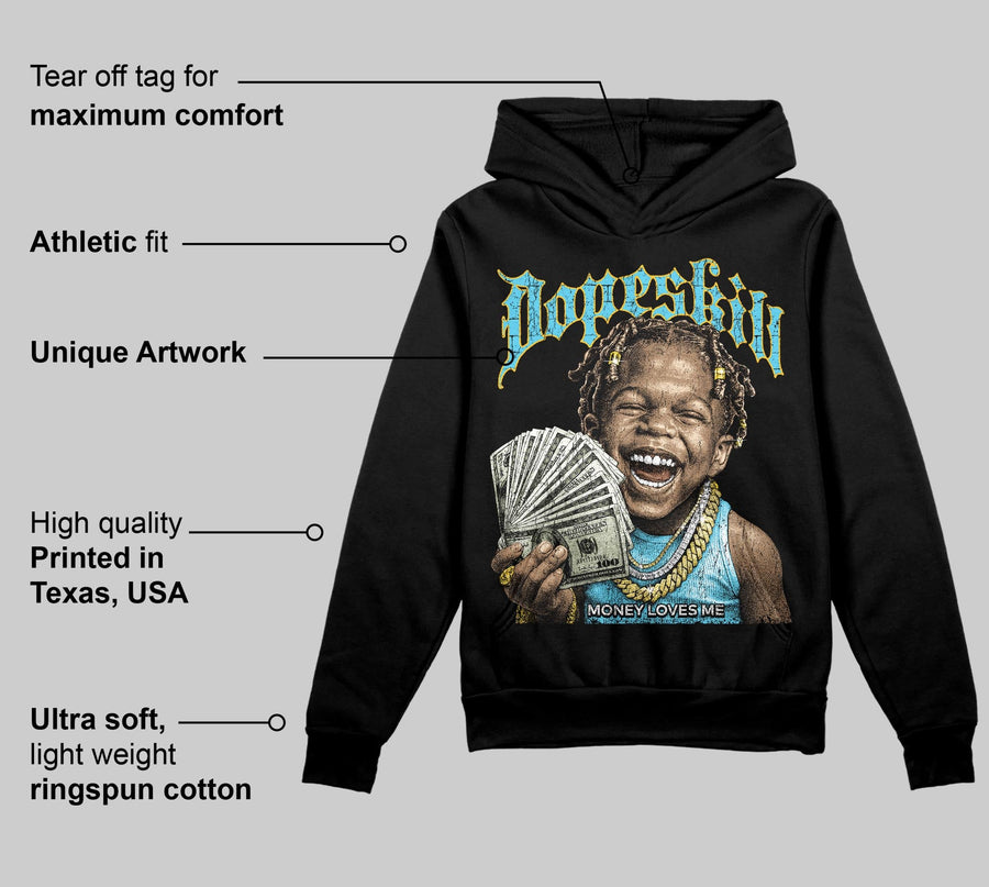 Gamma 11s DopeSkill Hoodie Sweatshirt Money Loves Me Graphic