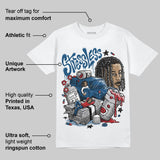 French Blue 12s DopeSkill T-Shirt Stressless Graphic
