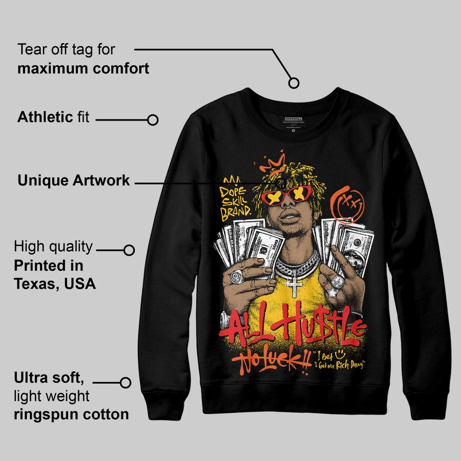 Yellow 'Loyalty' DopeSkill Graphic Sweatshirt