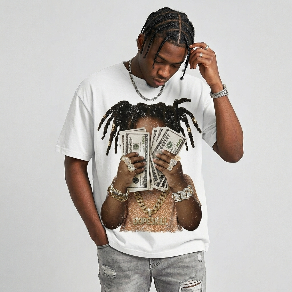 'Orange Citrus' 3s DopeSkill T-Shirt Rich Youth Graphic