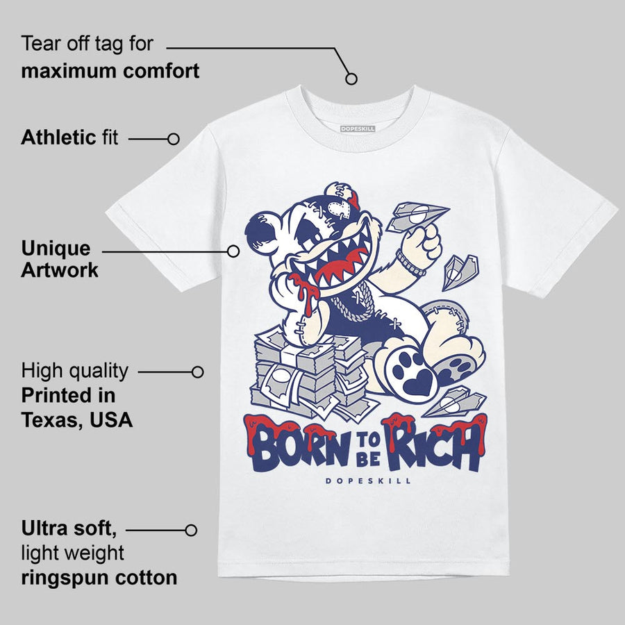 Rare Air 11s DopeSkill T-Shirt Born To Be Rich Graphic