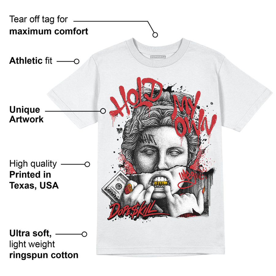 Red Taxi 12s DopeSkill T-Shirt Hold My Own Graphic