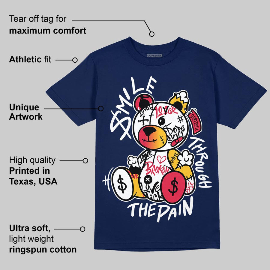 Kobe 5 Protro Caitlin Clark DopeSkill T-Shirt Smile Through The Pain Graphic