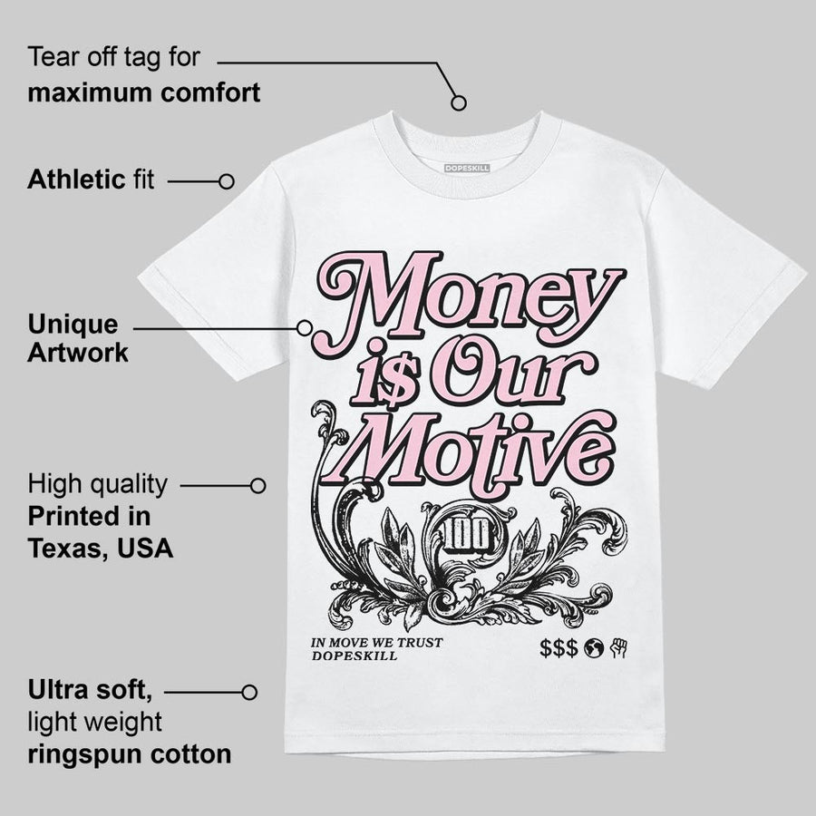 35th Anniversary 5s DopeSkill T-Shirt Money Is Our Motive Typo Graphic