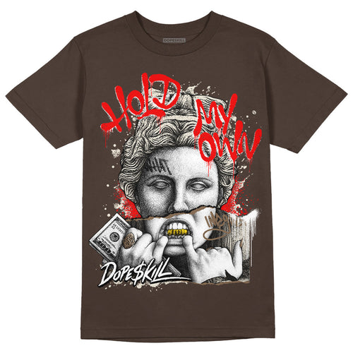 AJ 1 Low OG “Reverse Mocha” DopeSkill Ridgerock T-shirt Hold My Own Graphic