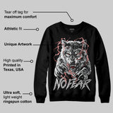 Wolf Grey 12s DopeSkill Sweatshirt No Fear Graphic