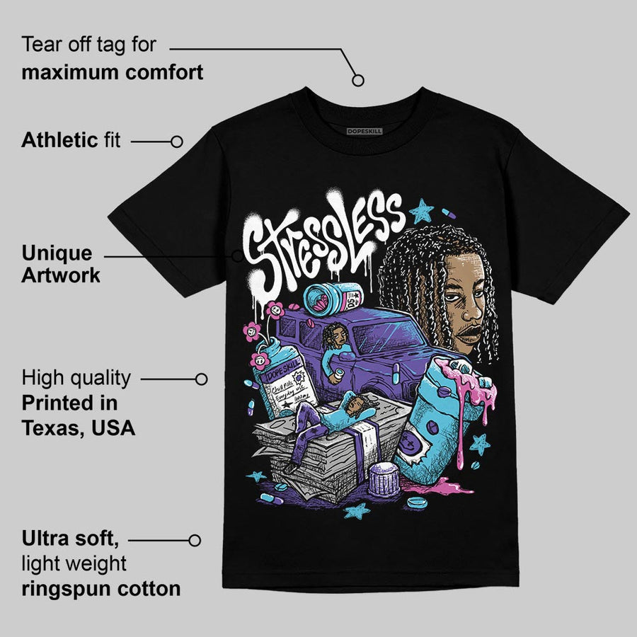 Aqua 8s DopeSkill T-Shirt Stressless Graphic