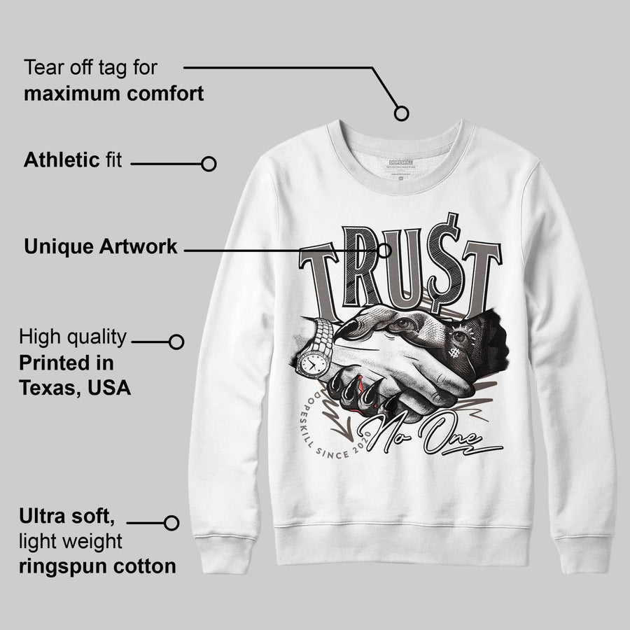 Cave Stone 4s DopeSkill Sweatshirt Trust No One Graphic
