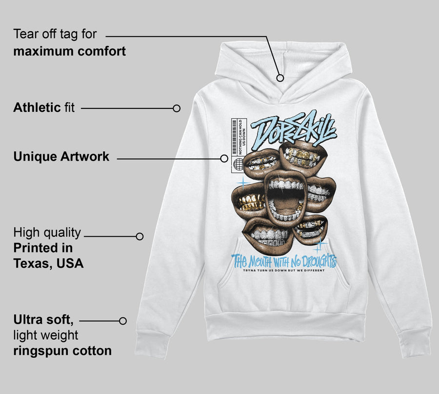 Legend Blue 11s DopeSkill Hoodie Sweatshirt The Mouth With No Droughts Graphic