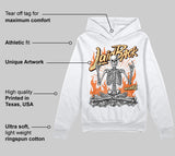 Orange 'Laid Back' DopeSkill Graphic Hoodie