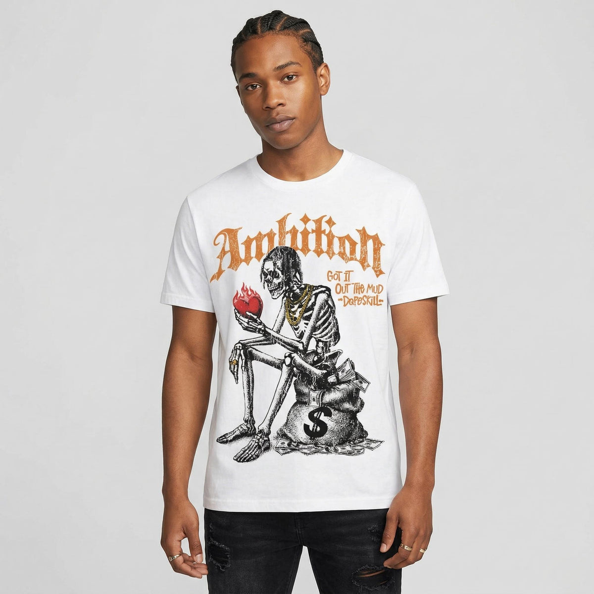 'Orange Citrus' 3s DopeSkill T-Shirt Ambition Graphic