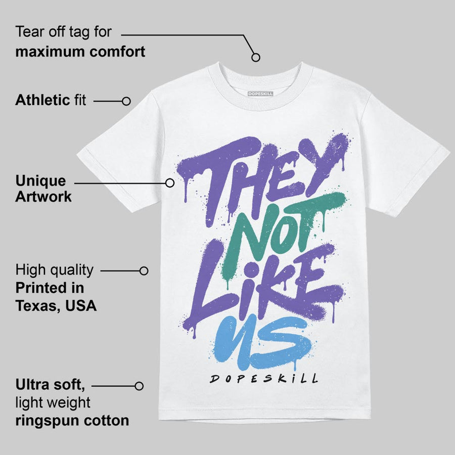 Grape 5s DopeSkill T-Shirt They Not Like Us Graphic