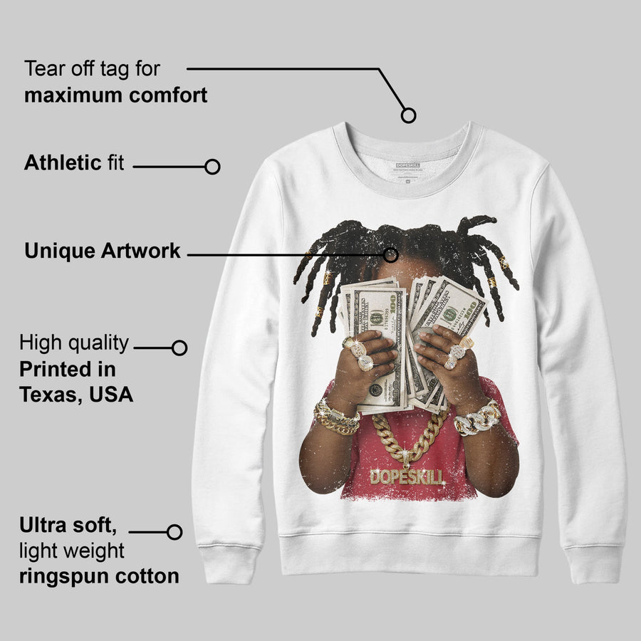 Valentine’s Day 4s DopeSkill Sweatshirt Rich Youth Graphic