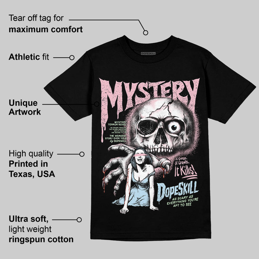 Medium Soft Pink 4s DopeSkill T-Shirt Mystery Ghostly Grasp Graphic