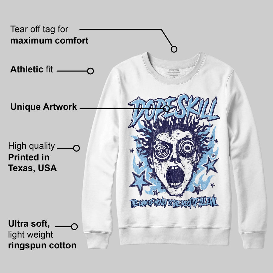 University Blue Collection DopeSkill Sweatshirt Root of Evil Graphic