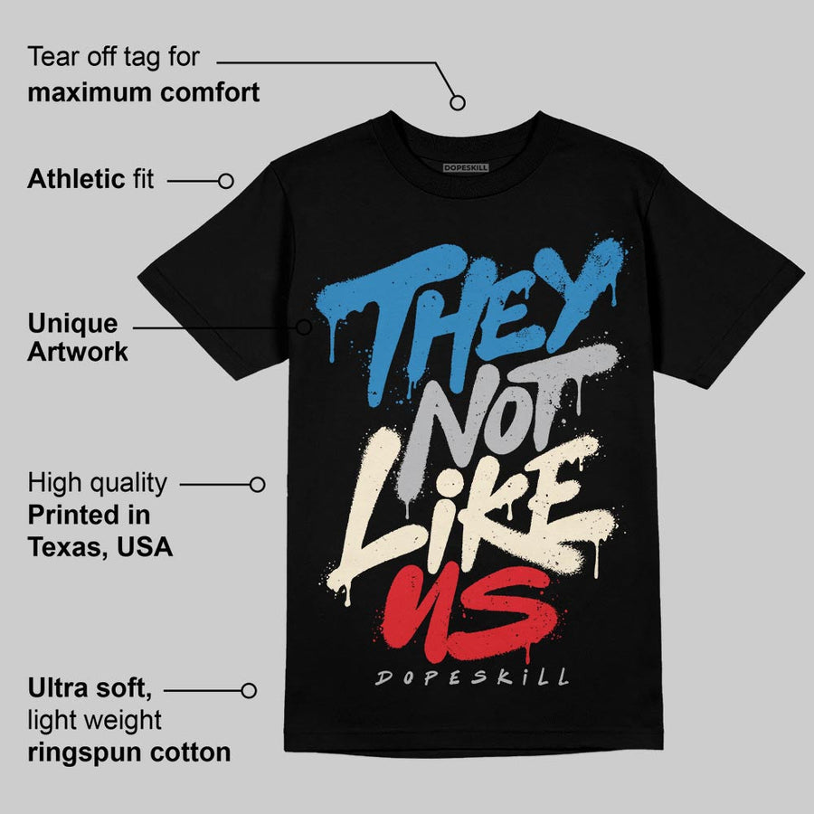 Rare Air 3s DopeSkill T-Shirt They Not Like Us Graphic