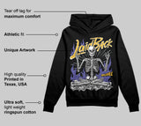 Lakers 4s DopeSkill Hoodie Sweatshirt Laid Back Graphic