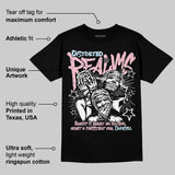 Medium Soft Pink 4s DopeSkill T-Shirt Distorted Realms Graphic