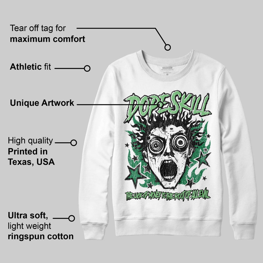 Green Collection DopeSkill Sweatshirt Root of Evil Graphic