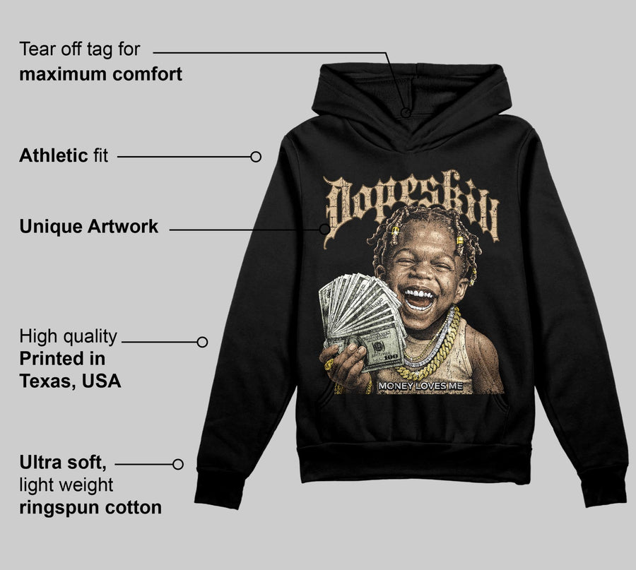 TAN 'Money Loves Me' DopeSkill Graphic Hoodie