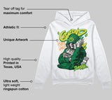 Green 'Grind Pray' DopeSkill Graphic Hoodie