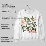Olive Collection DopeSkill Sweatshirt F#ck Around And Find Out Graphic