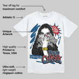 French Blue 12s DopeSkill T-Shirt NPC Graphic