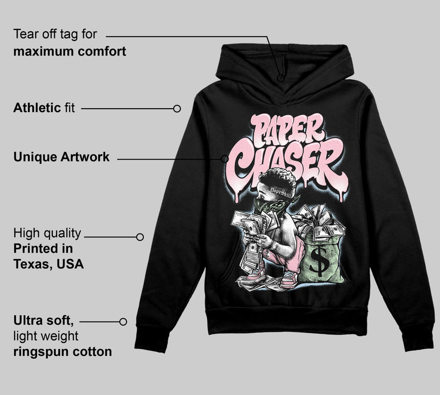 Medium Soft Pink 4s DopeSkill Hoodie Sweatshirt Paper Chaser Boy Graphic