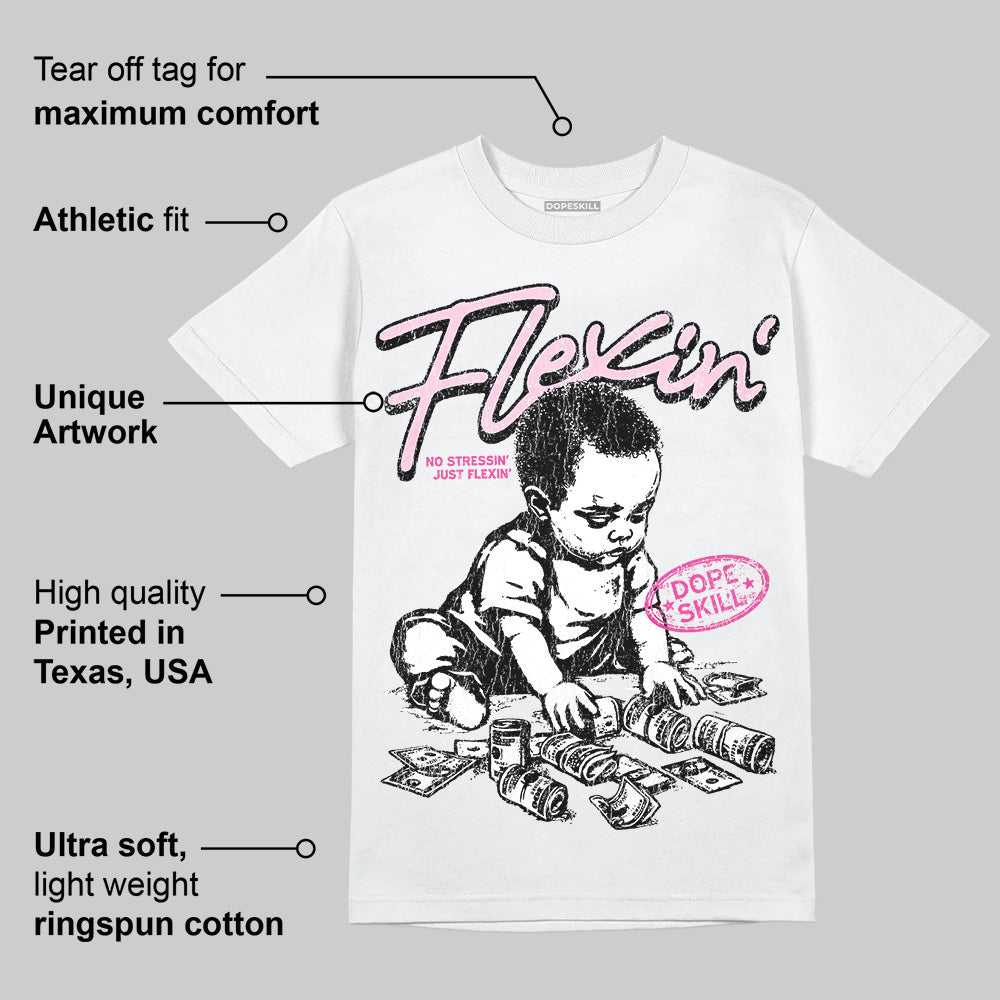 Triple Pink Dunk DopeSkill T-Shirt Flexin' Graphic