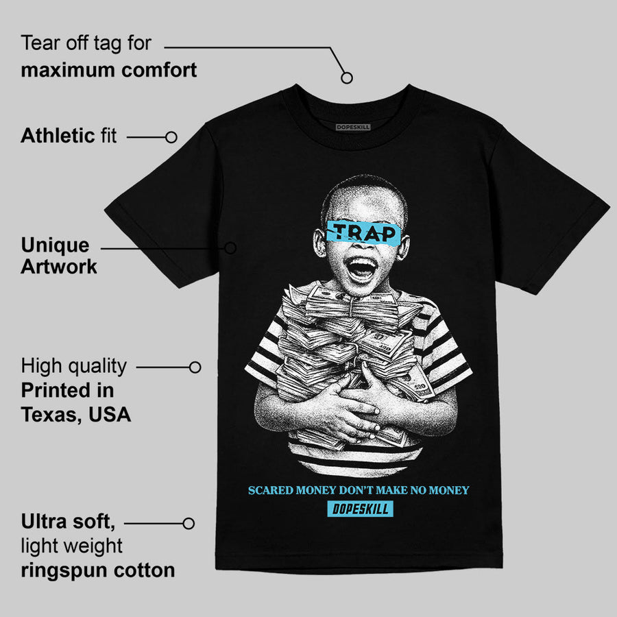 Gamma 11s DopeSkill T-Shirt Scared Money Don't Make No Money Graphic