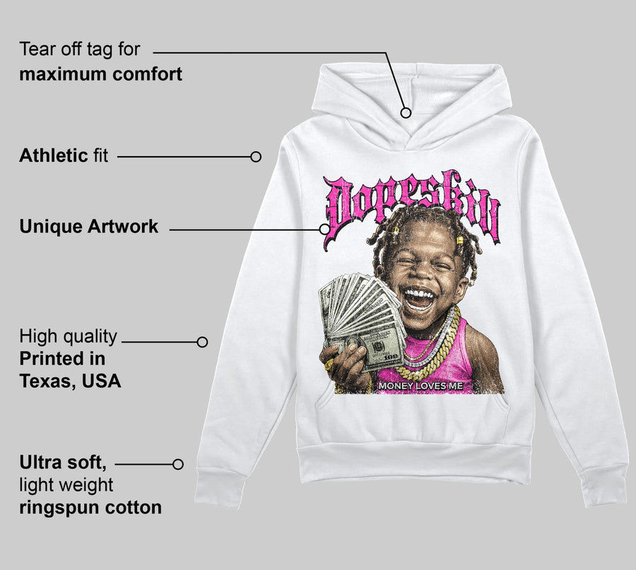Pink 'Money Loves Me' DopeSkill Graphic Hoodie