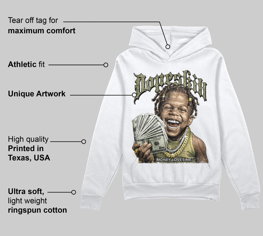 Olive 'Money Loves Me' DopeSkill Graphic Hoodie