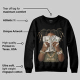 Medium Olive 3s DopeSkill Sweatshirt Rich Youth Graphic