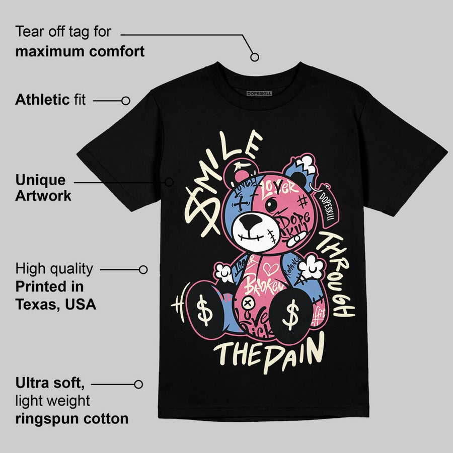 “Self-Expression” 1s DopeSkill T-Shirt Smile Through The Pain Graphic