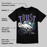 Aqua 8s DopeSkill T-Shirt Trust No One Graphic