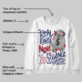 Rare Air 11s DopeSkill Sweatshirt Real Ones Move In Silence Graphic