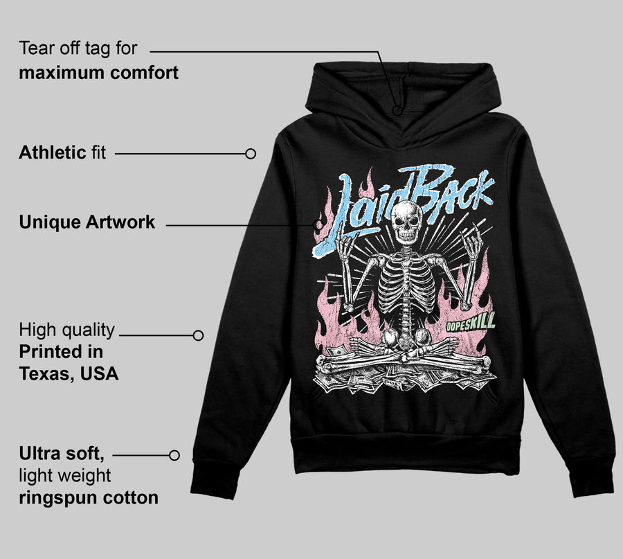 Medium Soft Pink 4s DopeSkill Hoodie Sweatshirt Laid Back Graphic