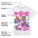 Pink Collection DopeSkill T-Shirt No Risk No Story Graphic