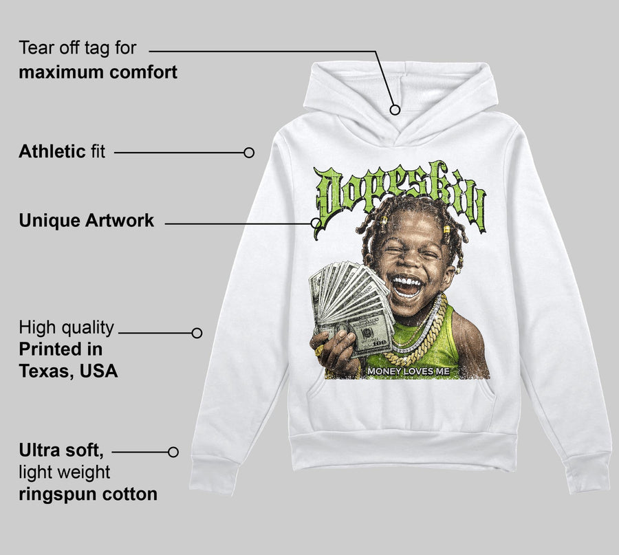 Green 'Money Loves Me' DopeSkill Graphic Hoodie