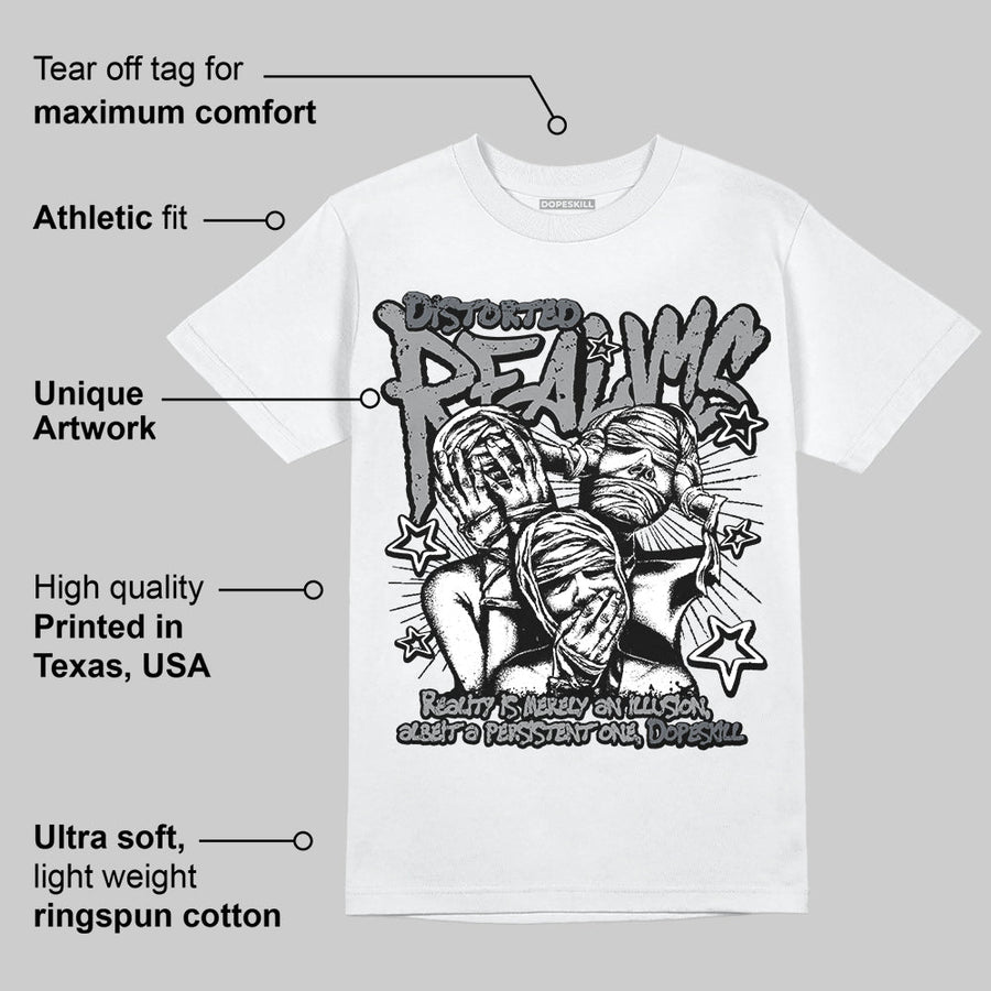 Wolf Grey 5s DopeSkill T-Shirt Distorted Realms Graphic