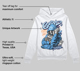 University Blue 'Grind Pray' DopeSkill Graphic Hoodie