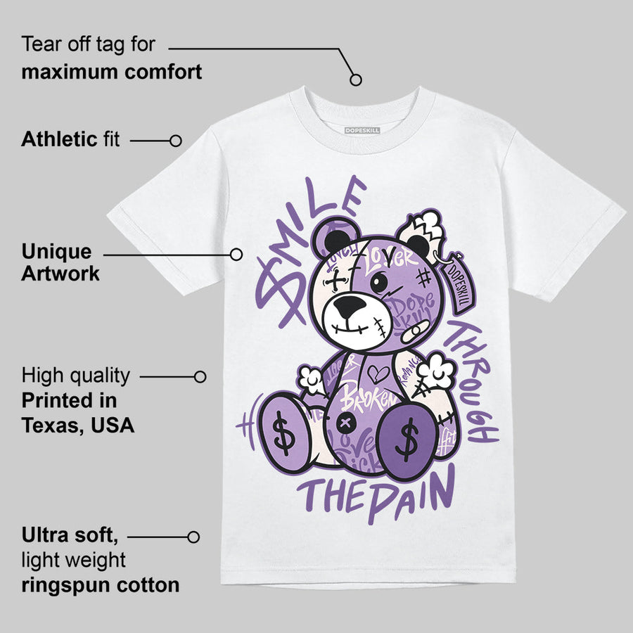 Hydrangeas 10s DopeSkill T-Shirt Smile Through The Pain Graphic