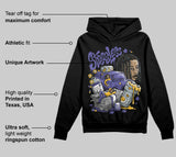 Lakers 4s DopeSkill Hoodie Sweatshirt Stressless Graphic