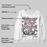35th Anniversary 5s DopeSkill Sweatshirt Money Is Our Motive Typo Graphic