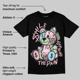 Medium Soft Pink 4s DopeSkill T-Shirt Smile Through The Pain Graphic