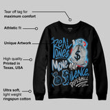 Rare Air 3s DopeSkill Sweatshirt Real Ones Move In Silence Graphic