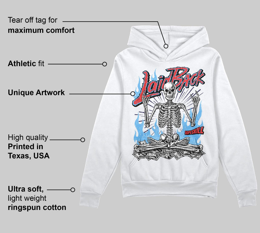 University Blue 'Laid Back' DopeSkill Graphic Hoodie