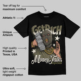 Medium Olive 3s DopeSkill T-Shirt Get Rich Graphic